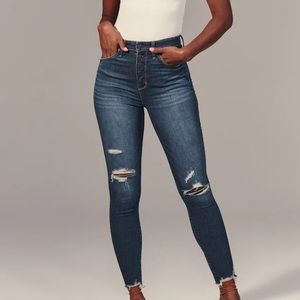 Abercrombie & Fitch Super Skinny Ankle Jeans